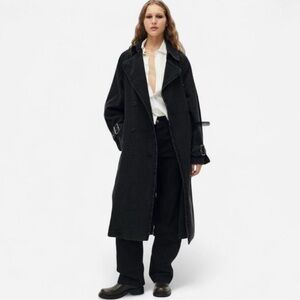 Zara ZW collection denim trench (sz XS)